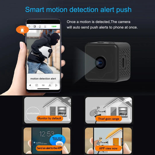 CamDot | Kabellose Smart-Kamera mit 128 GB SD-Kartensupport