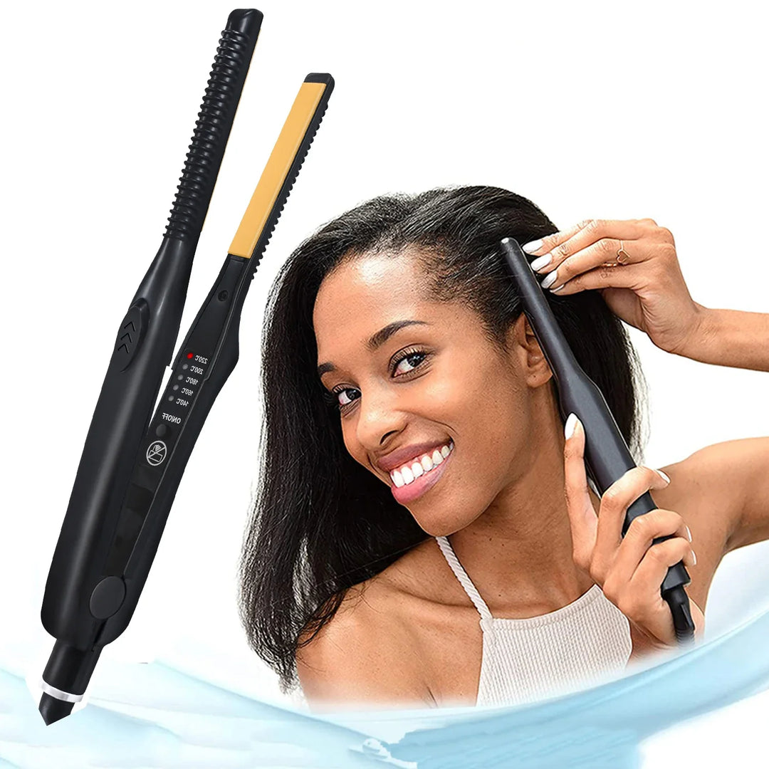 StyleMate | 2-in-1 Mini Glätteisen & Lockenstab für Unterwegs