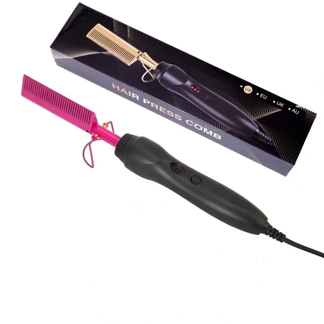 GlamPress | Tragbarer Haarschmuck- und Bartkamm