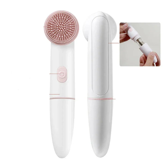 PureSkin | 2-in-1 Silikon-Gesichtspflegegerät