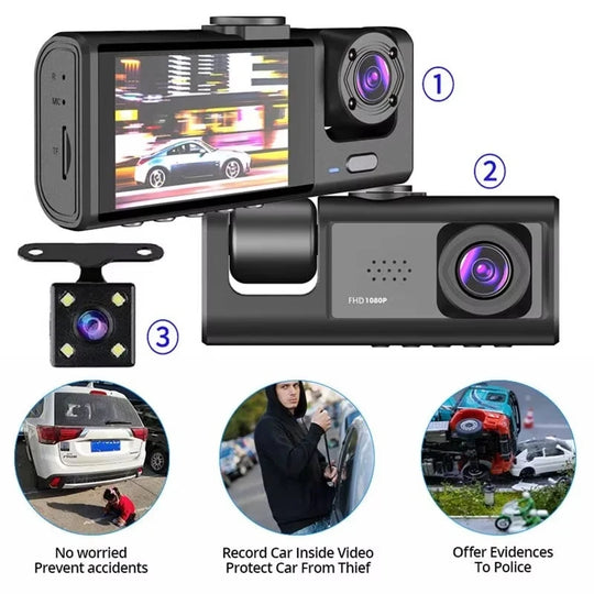 ClearRide | 1080P Xiaomi Dashcam mit Nachtsicht & 2" Display