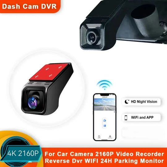 DriveMax | 4K Wi‑Fi Dashcam mit GPS + Doppel‑Kamera