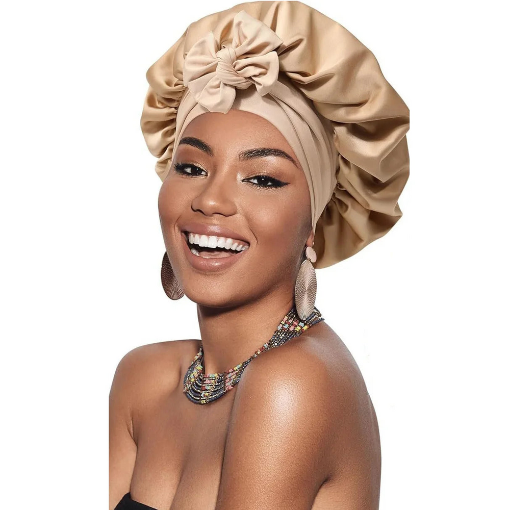 FrizzFree | Seiden-Satin-Bonnet – Erwachen Sie mit perfektem Haar