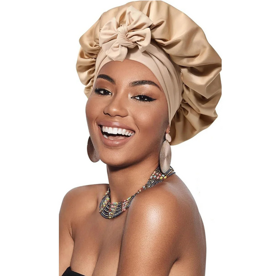 FrizzFree | Seiden-Satin-Bonnet – Erwachen Sie mit perfektem Haar