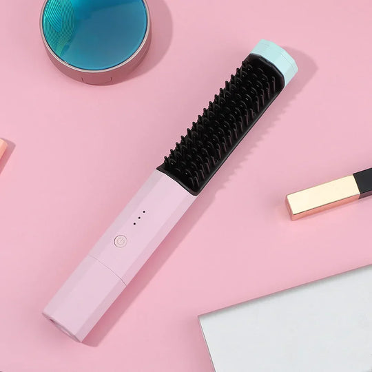 FrizzAway | Glätteisen & Haarbürste mit Akku