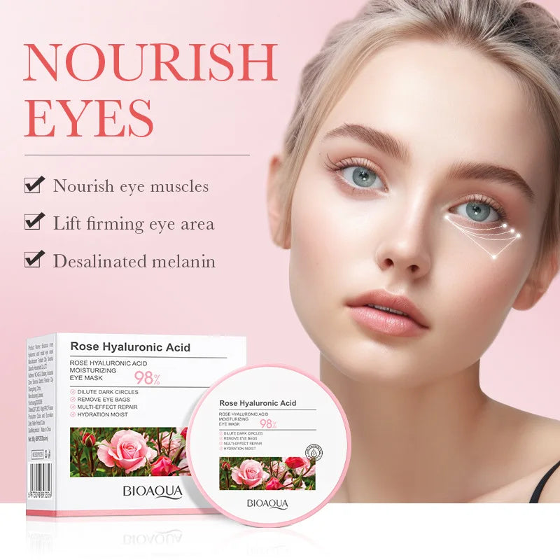 HydraSpark | Rosen-Augenmaske zur Straffung & Feuchtigkeitsversorgung