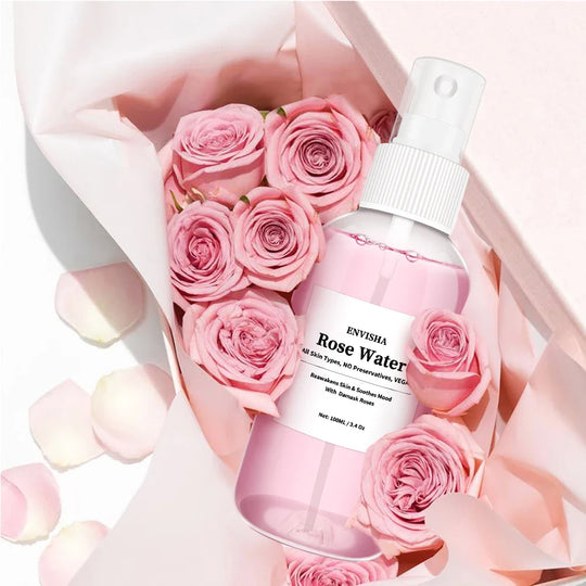 FloralDew | Belebendes Rosenwasser-Serum für Weiche, Elastische Haut
