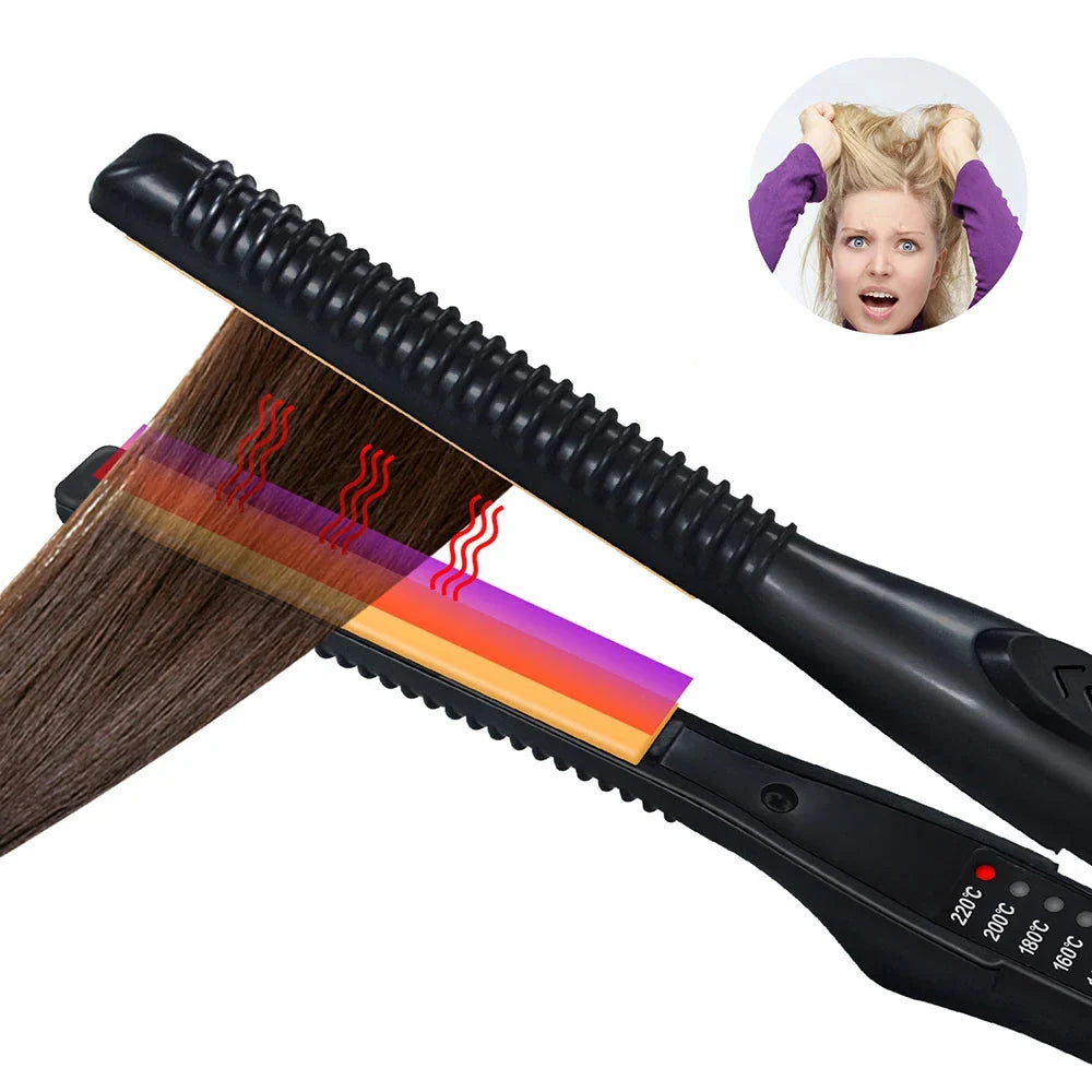 StyleMate | 2-in-1 Mini Glätteisen & Lockenstab für Unterwegs