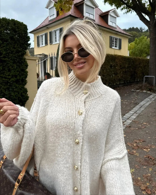 Milena | Weicher Oversized-Cardigan für Layering-Looks | Damen