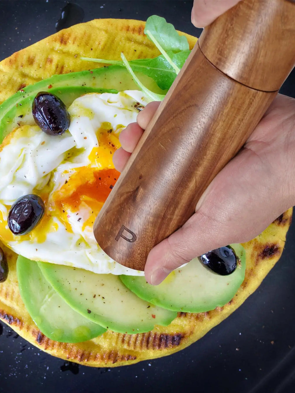 KitchenLuxe | Mühlen-Set – Elegantes Holz-Set mit Tablett