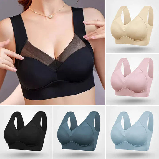 Seamly | Atmungsaktiv Nahtloser Push-up-BH