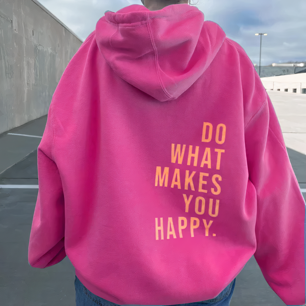 Variant image for Stylischer Damen Hoodie mit Buchstabendruck – Bequem und Warm für Herbst und Winter-19