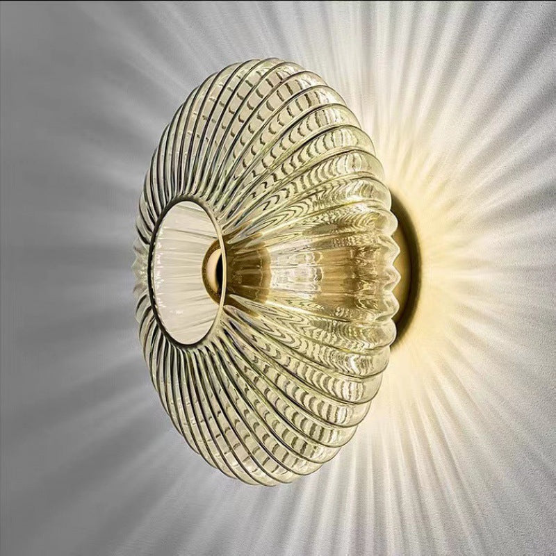 SmokeRing | Vintage-inspirierte Glas-Wandlampe