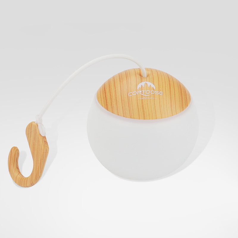 CampHalo | Stilvolle USB-Zeltlampe mit Haken