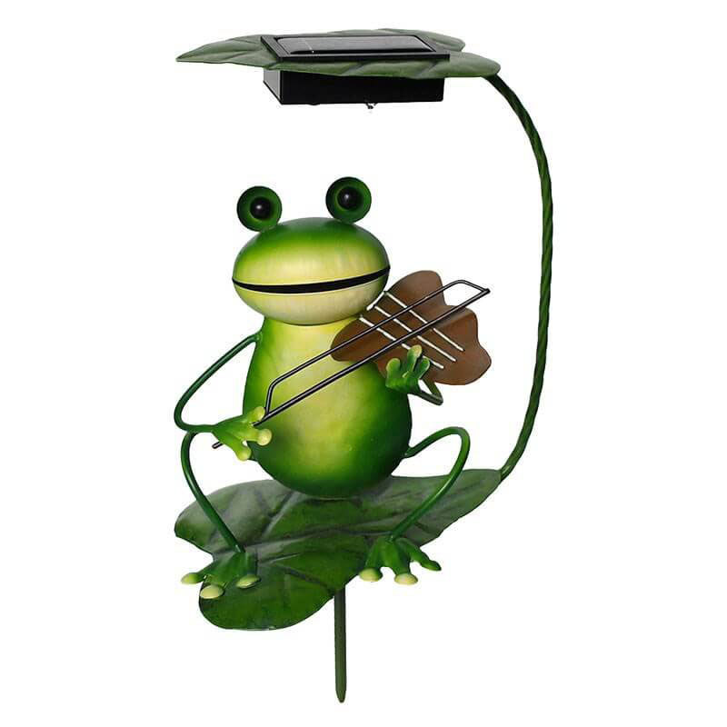 FrogGlow | Solar Gartenlicht im Froschdesign aus Eisen