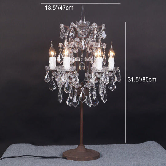 AntiqLume | Rustikale Kristalllampe mit antikem Flair