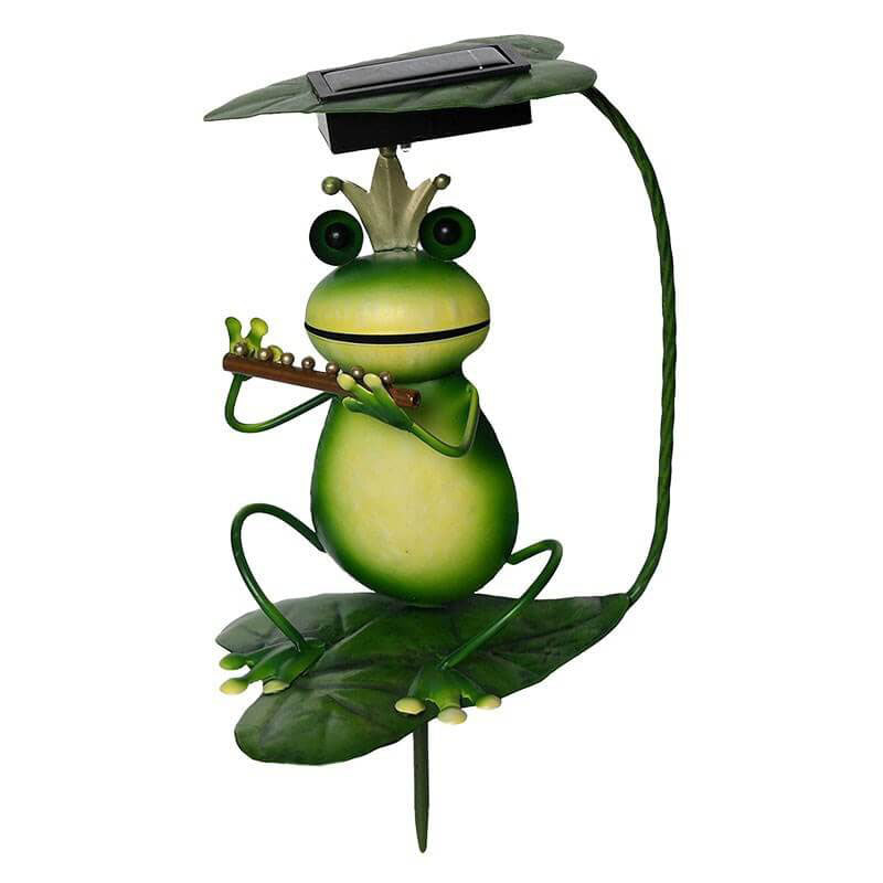 FrogGlow | Solar Gartenlicht im Froschdesign aus Eisen