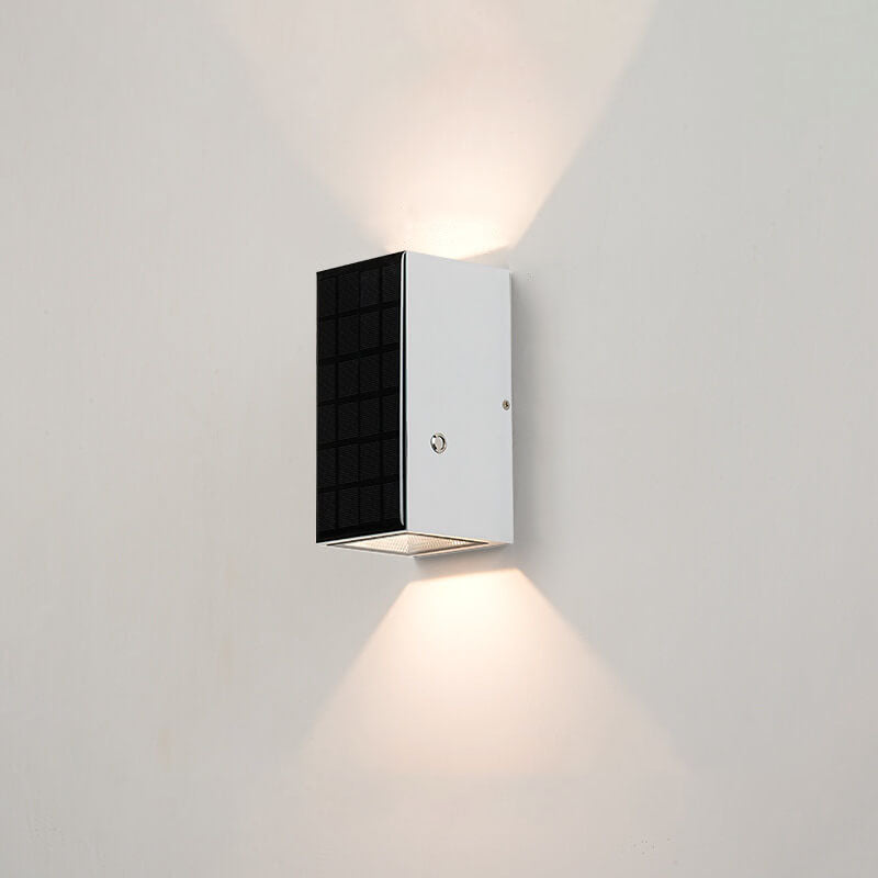 SolarEdge | Rechteckige Solarleuchte für Außenwände