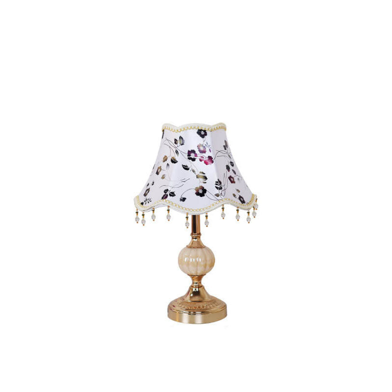 ViennaBloom | Goldene Blumentischlampe mit Stil