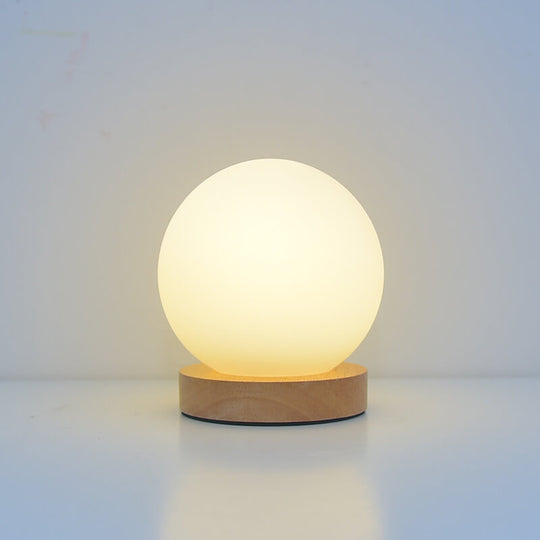 AuraDot | Moderne Minimalistische Runde Tischlampe