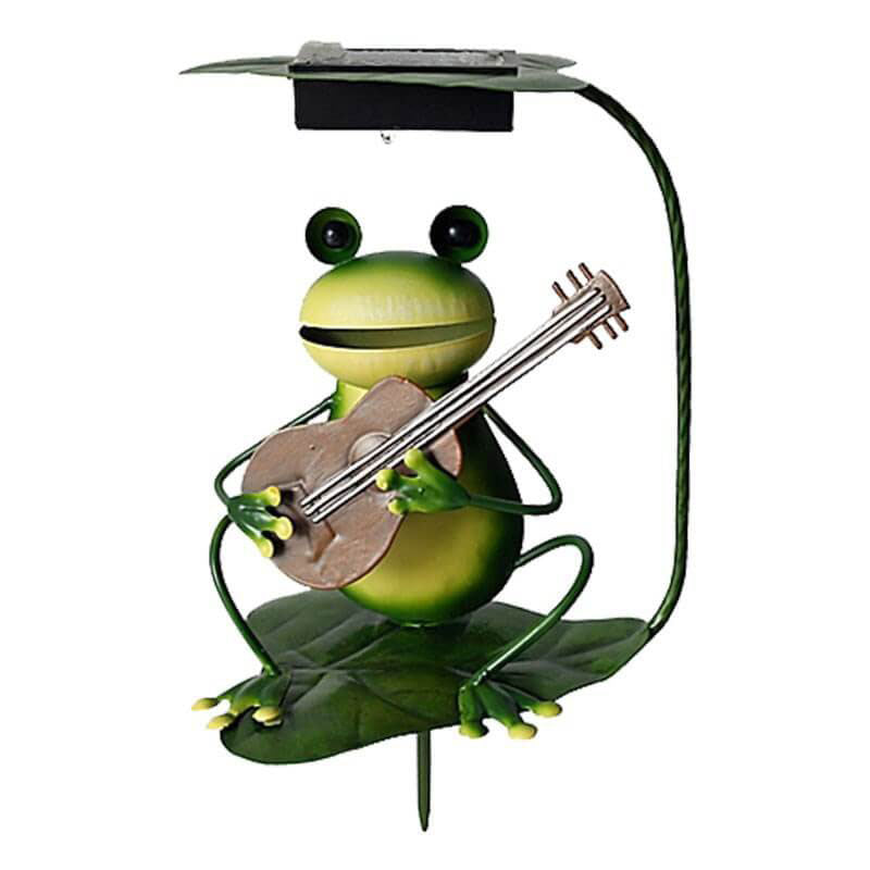 FrogGlow | Solar Gartenlicht im Froschdesign aus Eisen