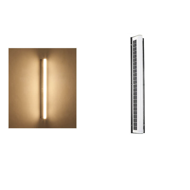 SolarLine | Schlanke Acryl-Wandleuchte für Außen