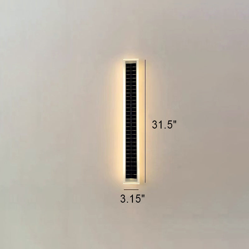 StripGlow | Moderne Solar-Wandleuchte mit LED-Licht