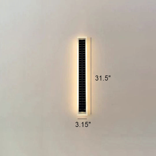 StripGlow | Moderne Solar-Wandleuchte mit LED-Licht