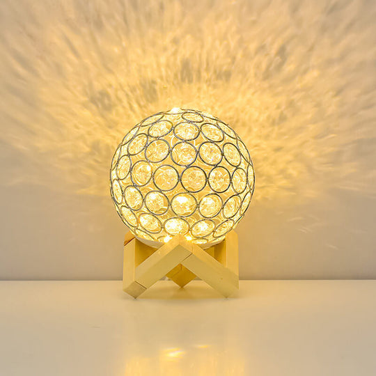 AuraDot | Moderne Minimalistische Runde Tischlampe
