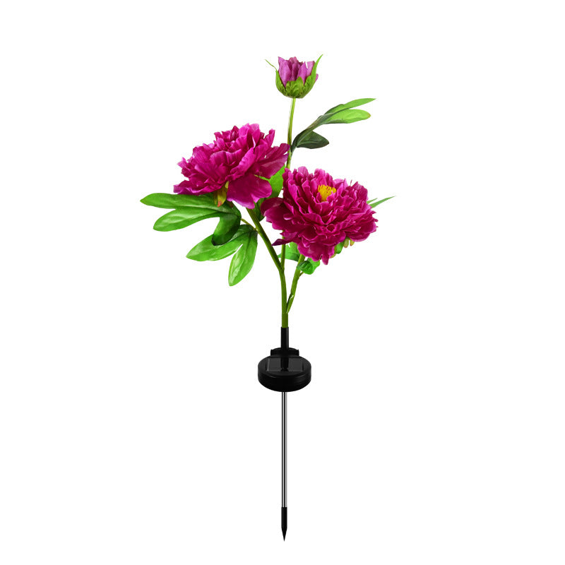 PeonyGlow | Kreative LED-Sonnenblumenleuchte für Garten & Landschaft