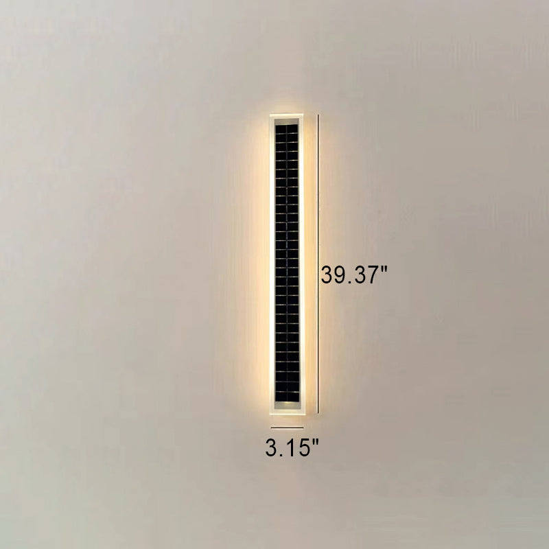 StripGlow | Moderne Solar-Wandleuchte mit LED-Licht