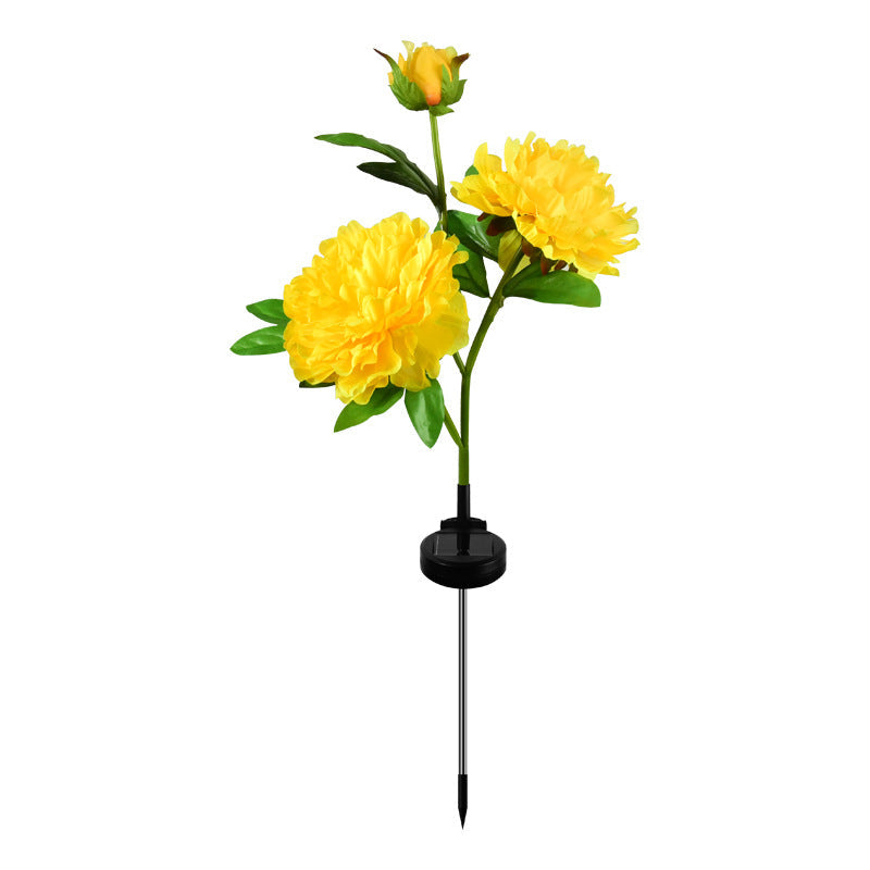 PeonyGlow | Kreative LED-Sonnenblumenleuchte für Garten & Landschaft