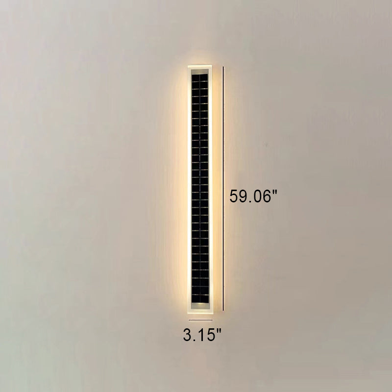 StripGlow | Moderne Solar-Wandleuchte mit LED-Licht