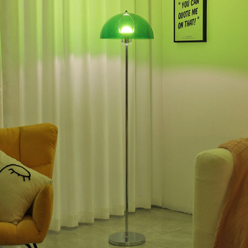 LightBloom | Nordic Vintage Acryl Klar Dom 1-Licht Stehlampe