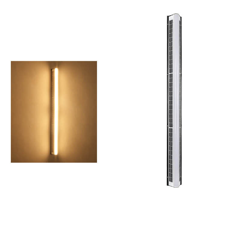 SolarLine | Schlanke Acryl-Wandleuchte für Außen