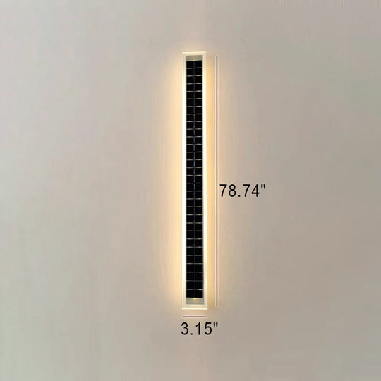 StripGlow | Moderne Solar-Wandleuchte mit LED-Licht