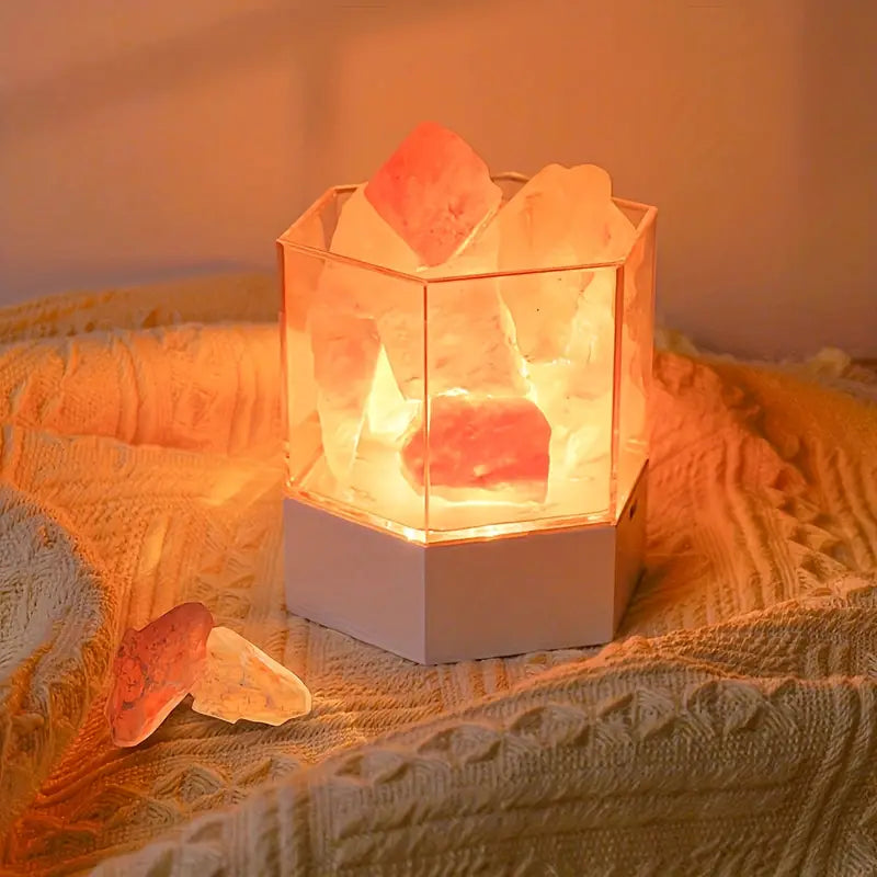 SaltLuxe | Strahlende & Luxuriöse Salzsteinlampe7