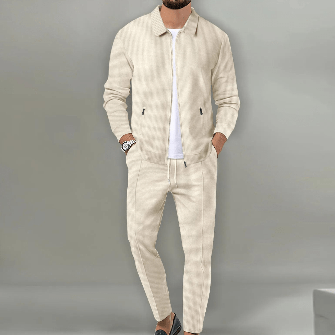 Santiago | Stilvolles Waffelstrick-Set | Herren2