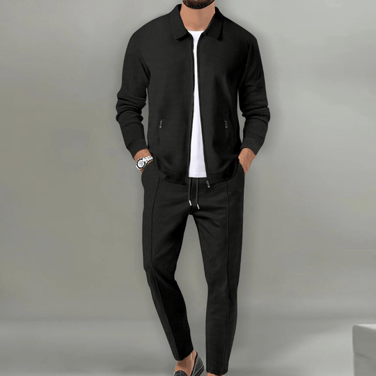 Santiago | Stilvolles Waffelstrick-Set | Herren4