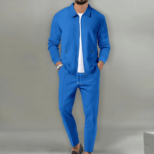 Santiago | Stilvolles Waffelstrick-Set | Herren6