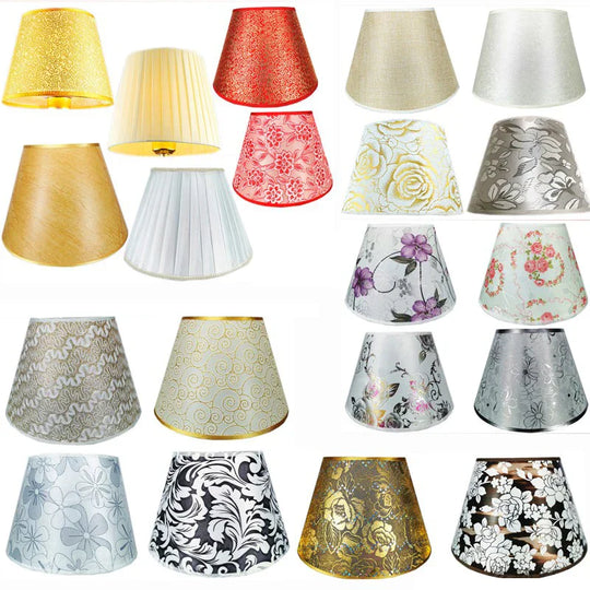 DecoCharm | Nostalgischer Lampenschirm aus Stoff & PVC