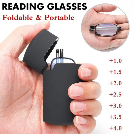 FoldGlass | Ultrakompakte Lesebrille mit Etui