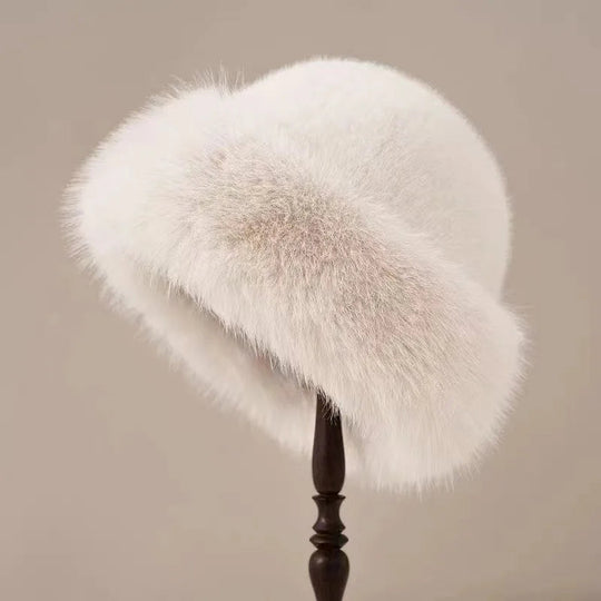 FurLuxe | Plüsch-Fellmütze – Dicke warme Fütterung & schicker Winterstil