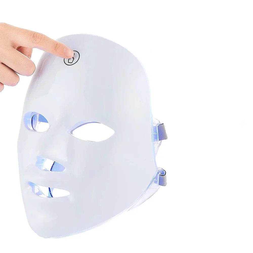 AgeGlow | 7-Farben LED-Therapie-Maske für Facelifting und Aufhellung