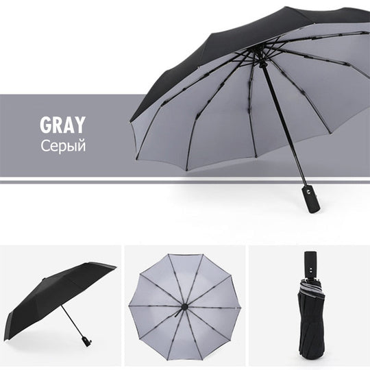 WindMate | Winddichter Regenschirm – Kompakter & Robuster Rahmen