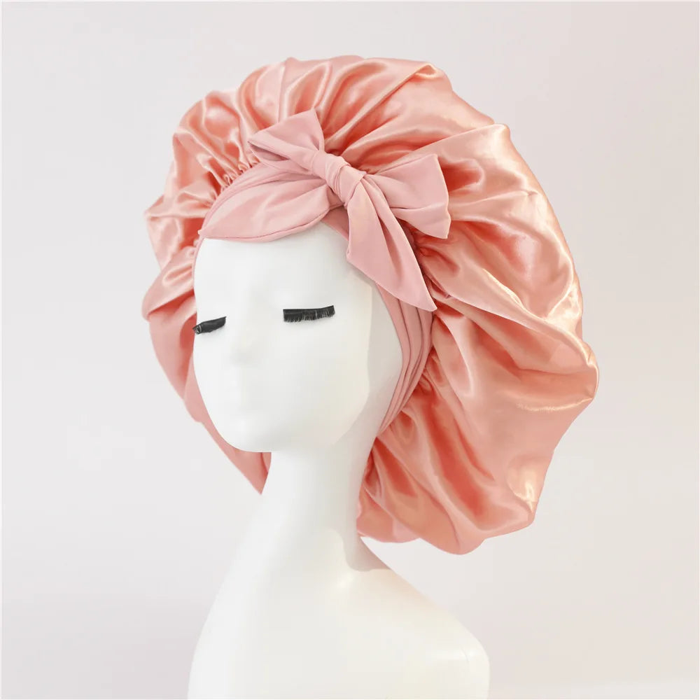 FrizzFree | Seiden-Satin-Bonnet – Erwachen Sie mit perfektem Haar