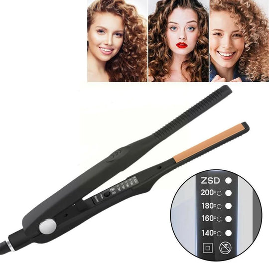 StyleMate | 2-in-1 Mini Glätteisen & Lockenstab für Unterwegs