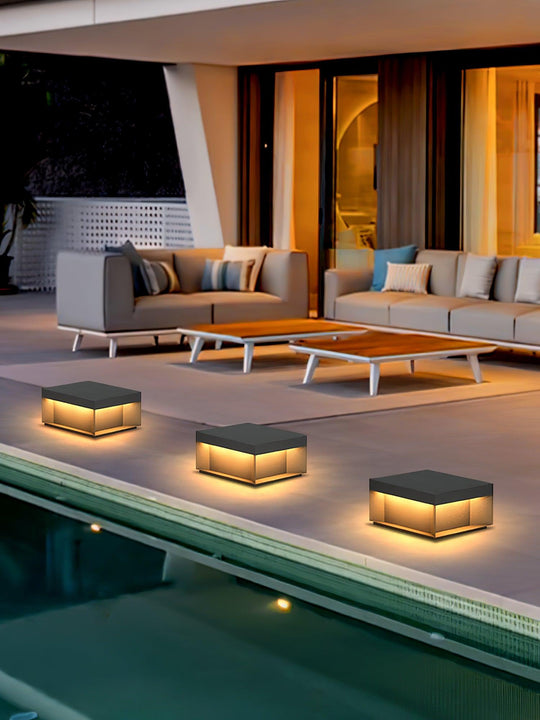 AcrylGlow | Outdoor Pfostenleuchte Schwarz – Wasserdicht IP65