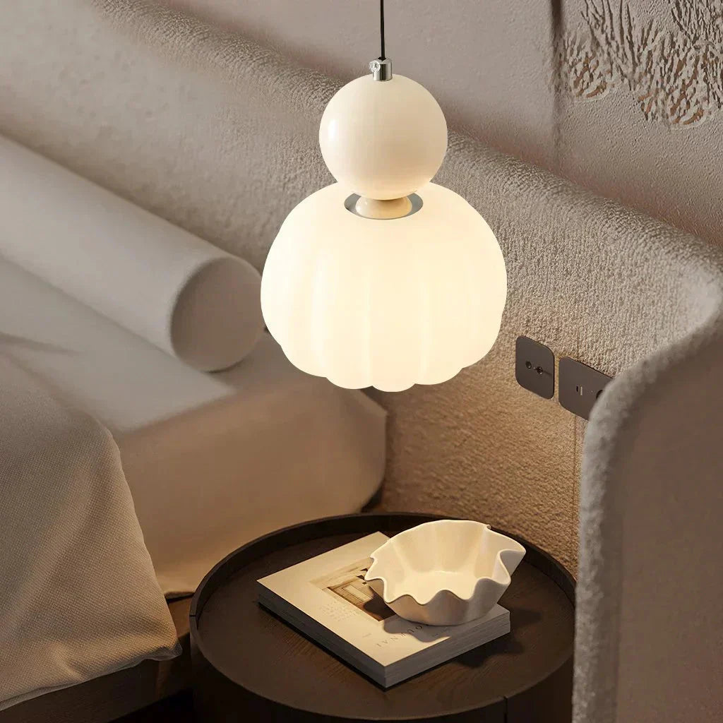 GlowAntique | Glas-Hängelampe im Retro Design