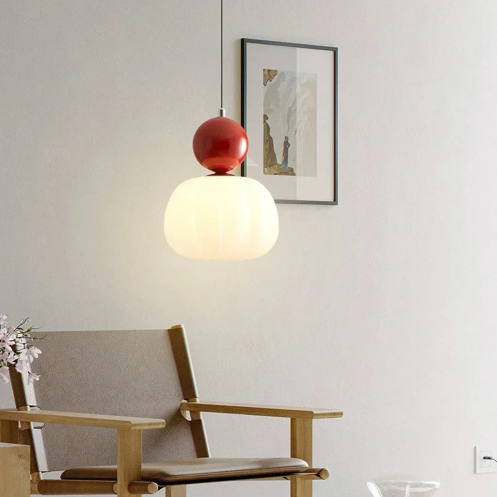 GlowAntique | Glas-Hängelampe im Retro Design